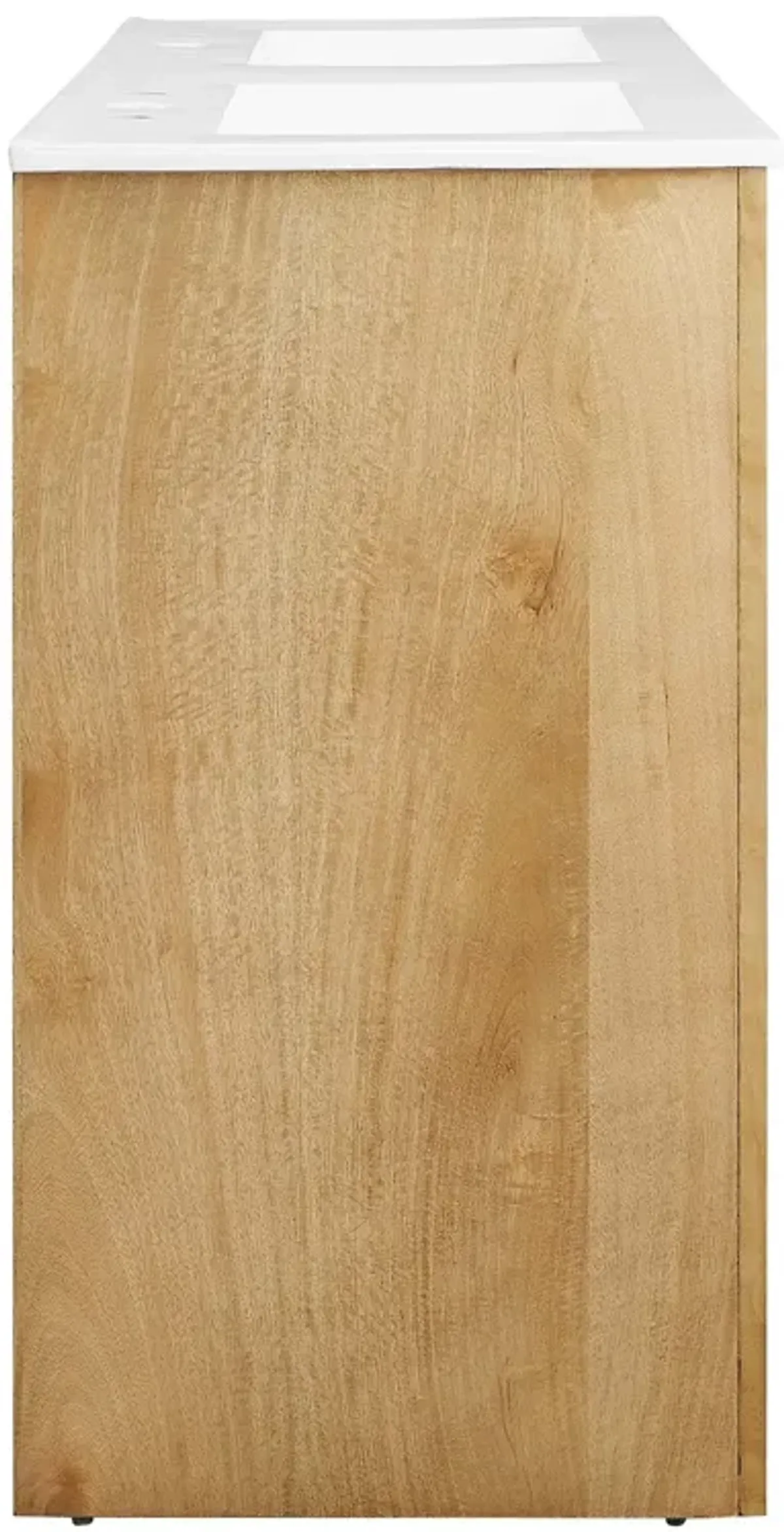 Appia Bathroom Vanity Basin Included by Modway 48" Double / Oak White