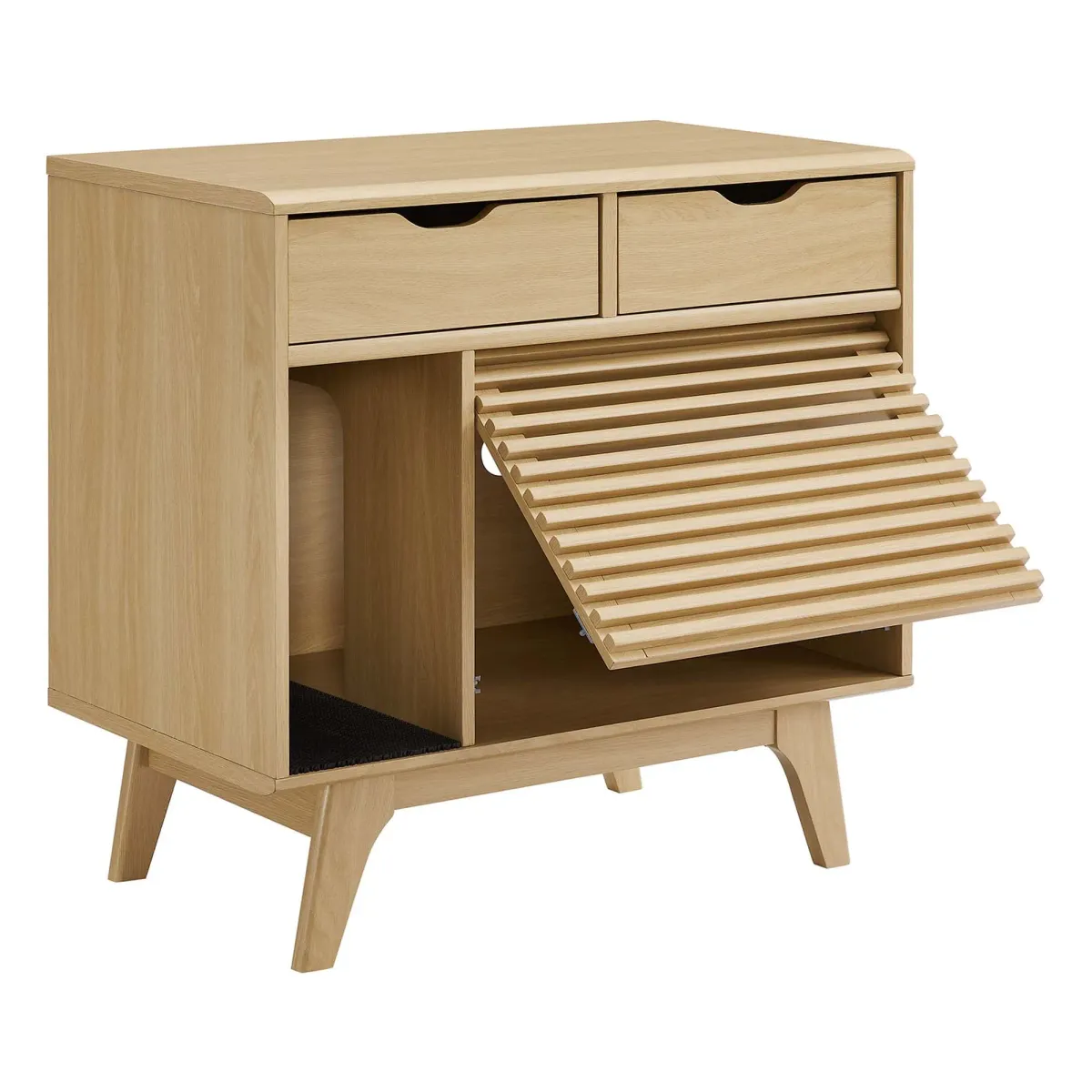 Render Cat Cabinet by Modway Oak