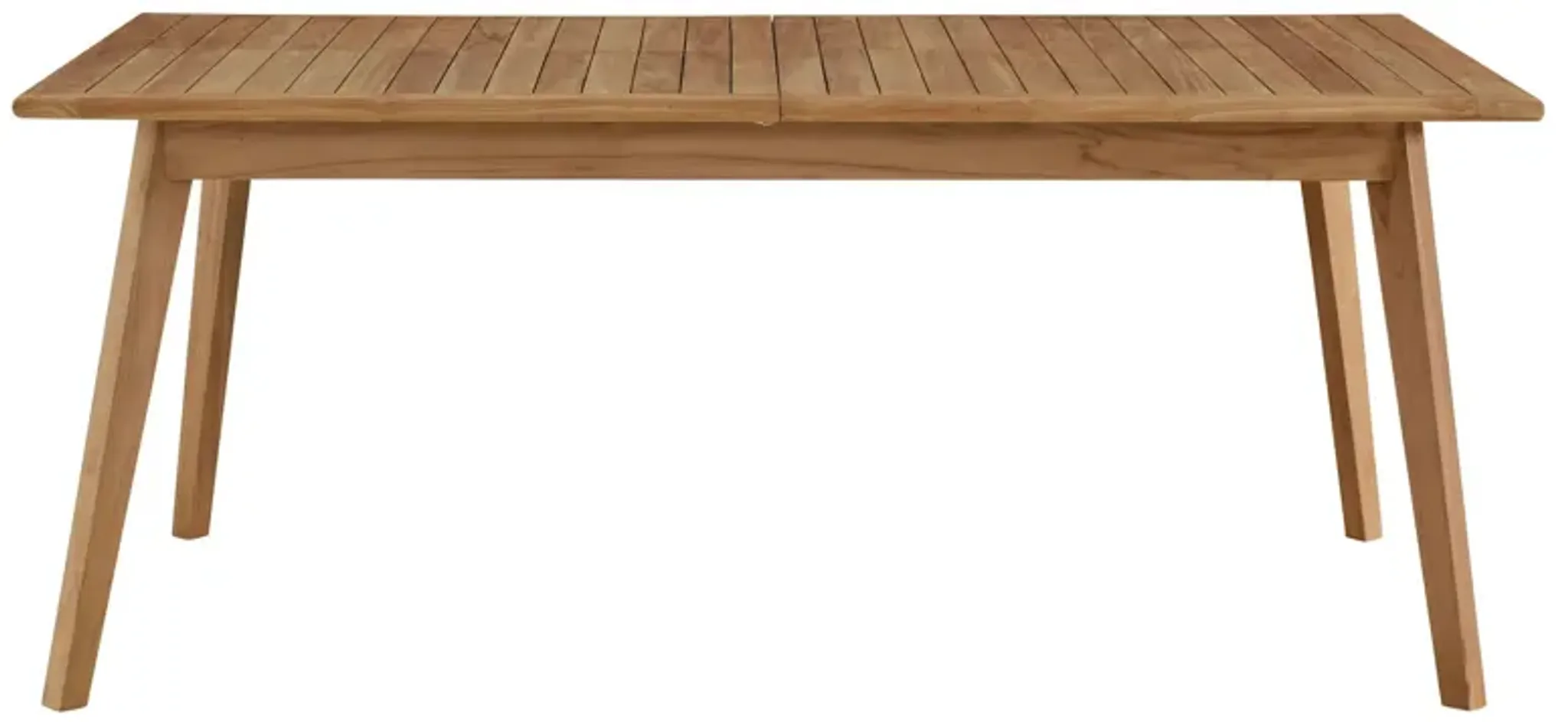 Vienna Outdoor Patio Teak Wood Extendable Dining Table by Modway ...