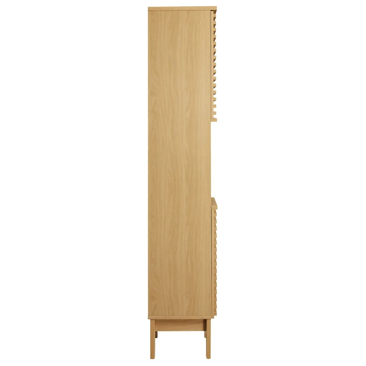 Render Tall Narrow Bathroom Storage Cabinet by Modway Oak