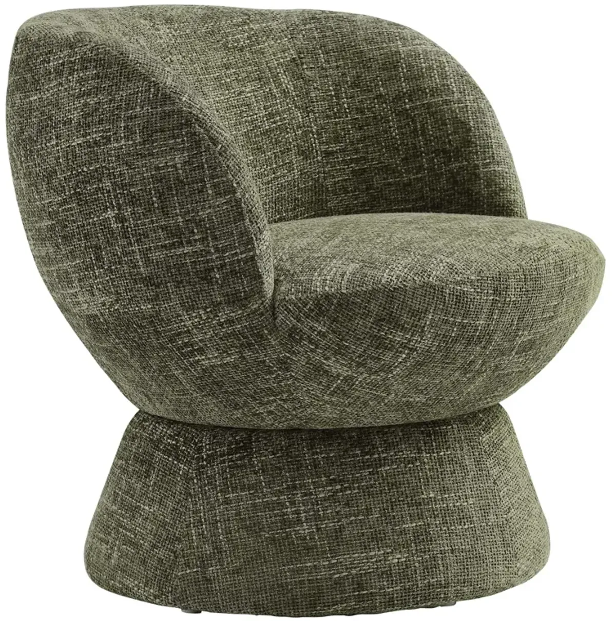 Vesta  Chenille Fabric Upholstered Swivel Chair