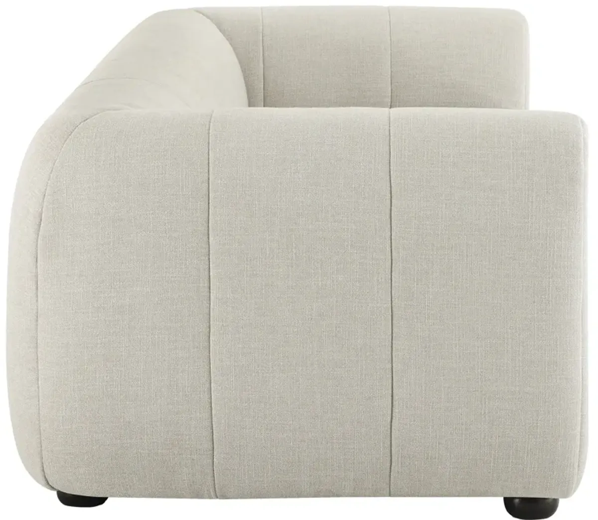 Liana   Upholstered Fabric Sofa Linen