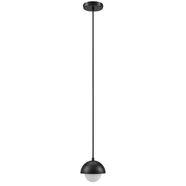 Eclipse Globe Pendant Light by Modway Black