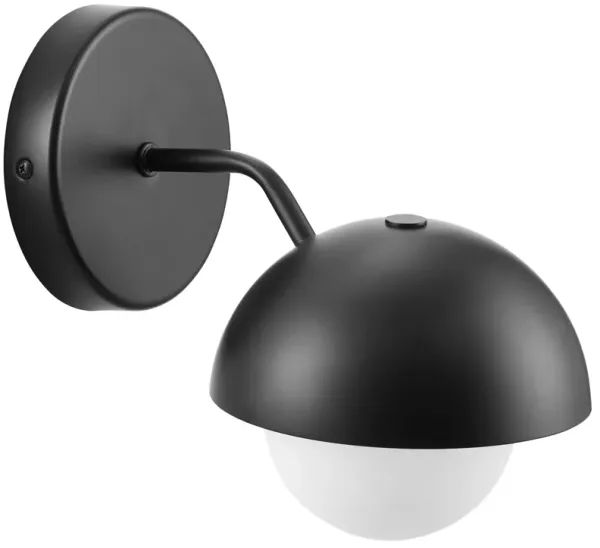 Eclipse Globe Wall Sconce by Modway Black
