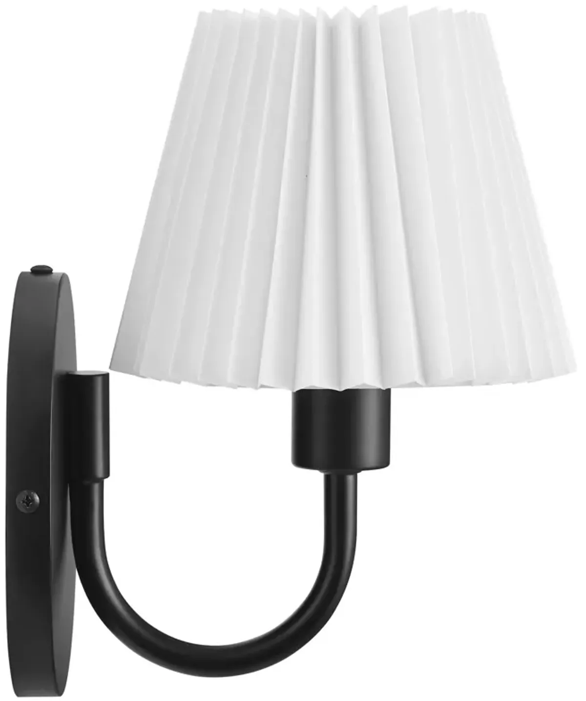 Wave Wall Sconce by Modway Black