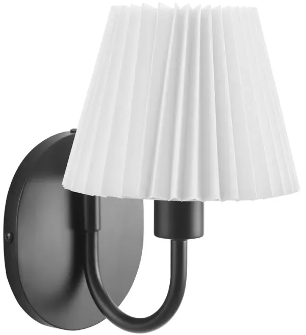 Wave Wall Sconce by Modway Black