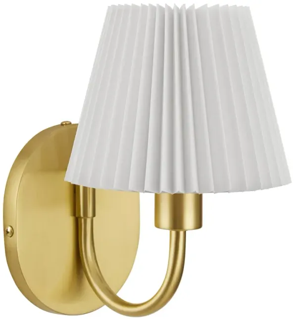 Wave Wall Sconce by Modway Brass