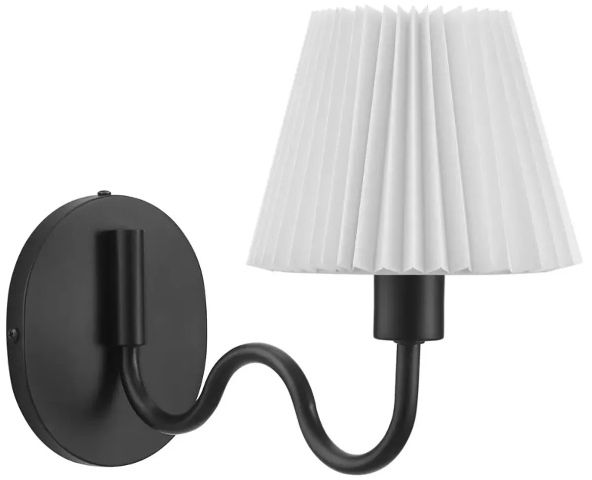 Wave Squiggle Arm Wall Sconce by Modway Brass