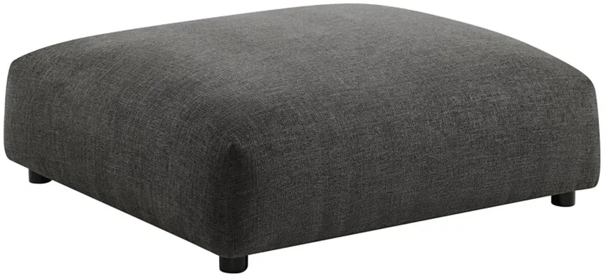 Solace  Modular Upholstered Fabric Ottoman Linen