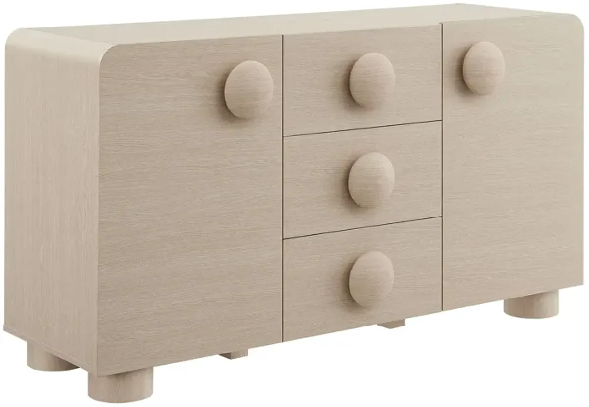 Sonnet  57"  Sideboard Storage Cabinet Black