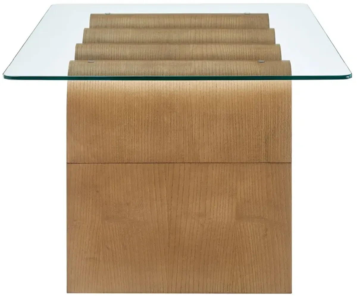 Ondine Glass Top Coffee Table by Modway