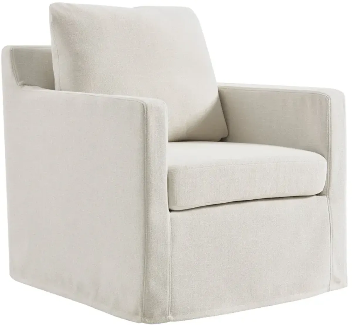 Serene Fabric Slipcovered Swivel Armchair by Modway