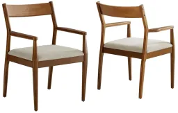 Walnut Heathered Weave Beige color