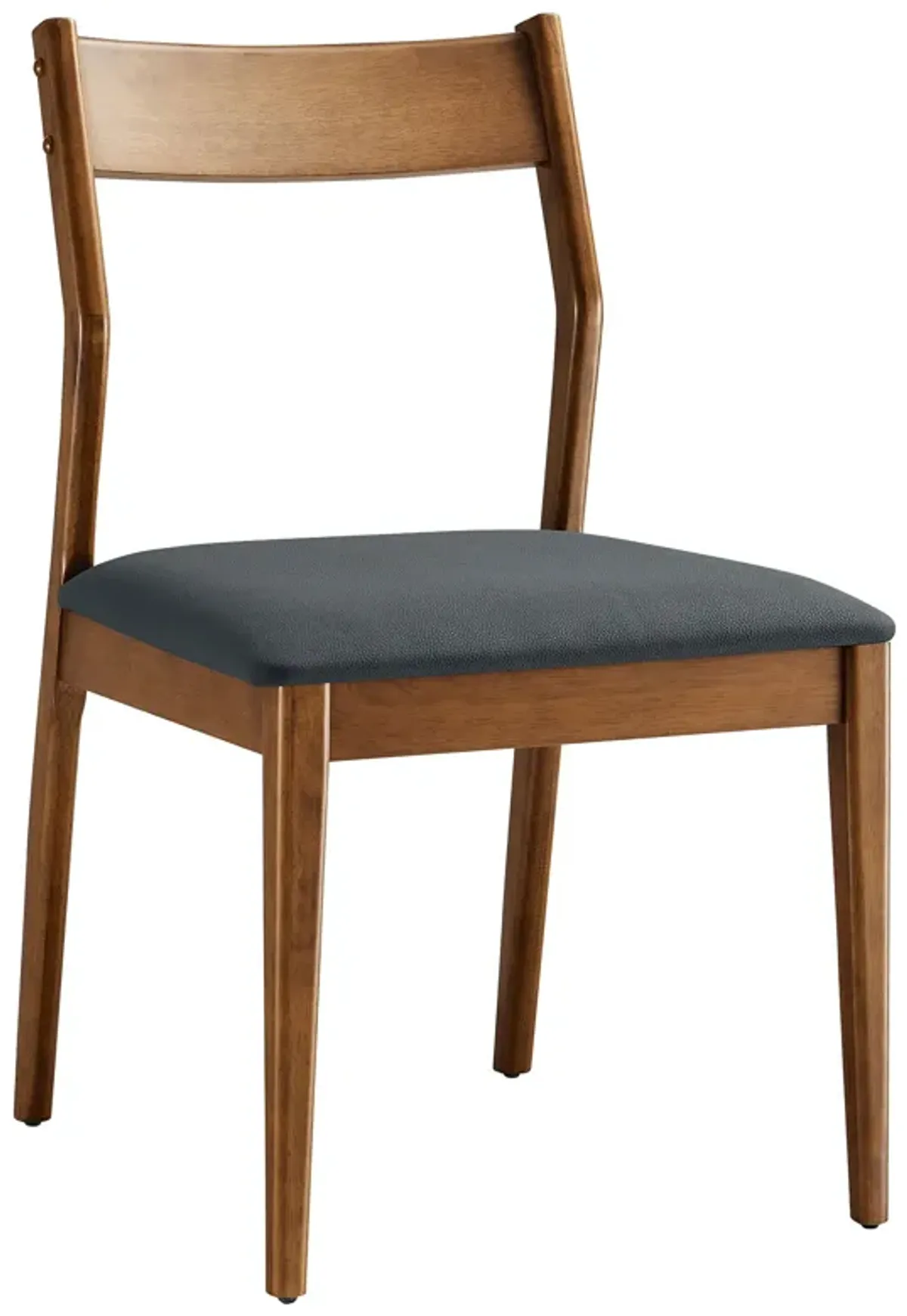 Solara Dining Side Chairs Set of 2 by Modway Walnut Black
