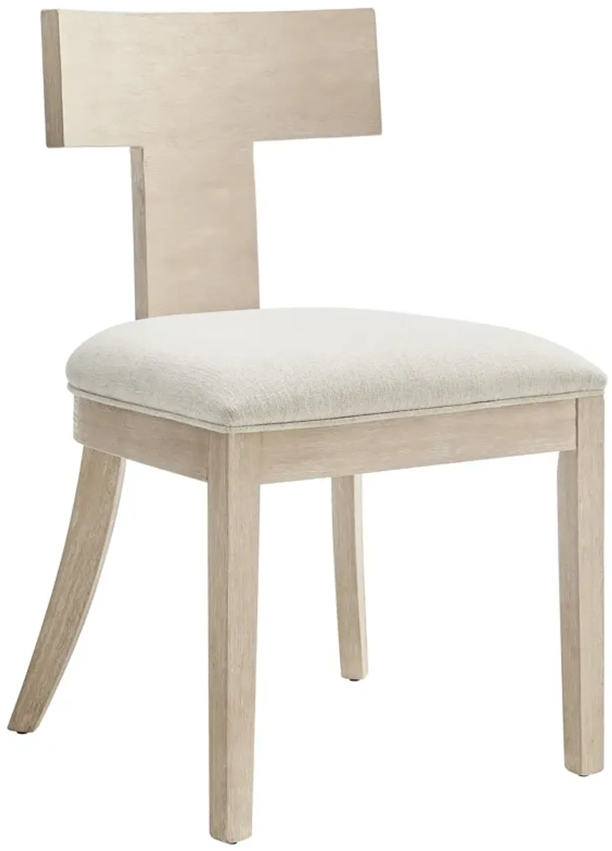 Peregrine Wood and Fabric Upholstered Dining Chairs Set of 2 by Modway