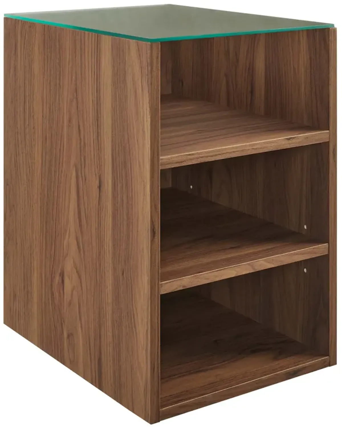 Render Wall-Mount Bathroom Vanity with Black Basin Included by Modway 62" / Walnut White