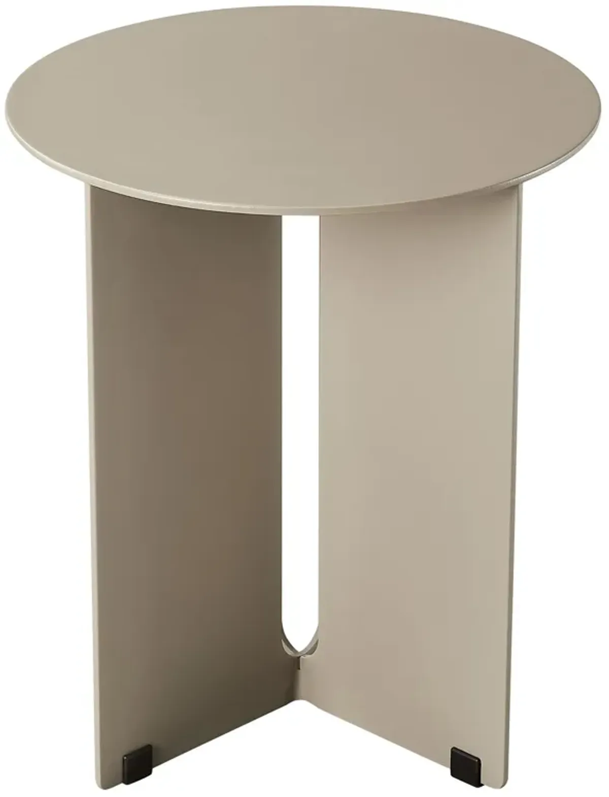 Tecton Outdoor Patio Aluminum Side Table by Modway Khaki