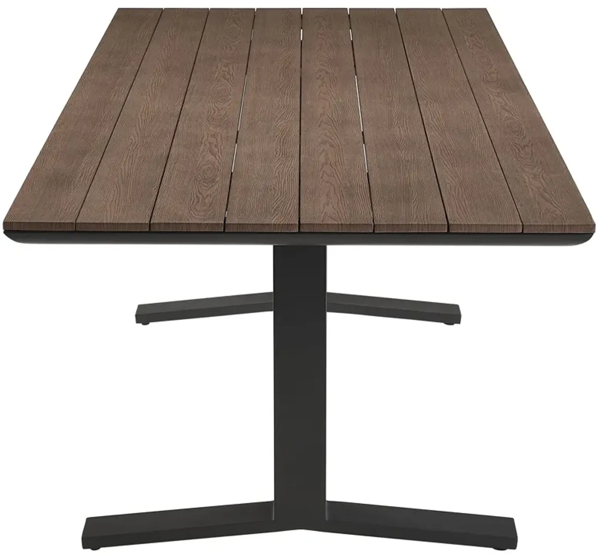 Gavelston 91" Outdoor Patio Aluminum Dining Table by Modway