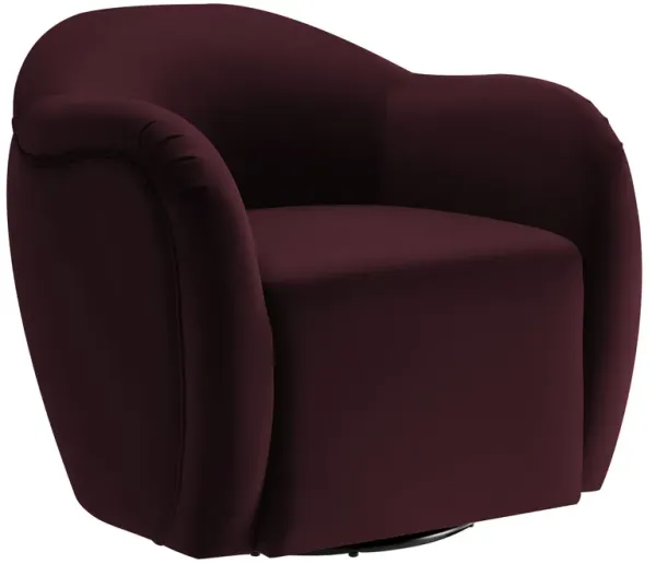 Compose Performance Velvet Swivel Armchair by Modway Mulberry