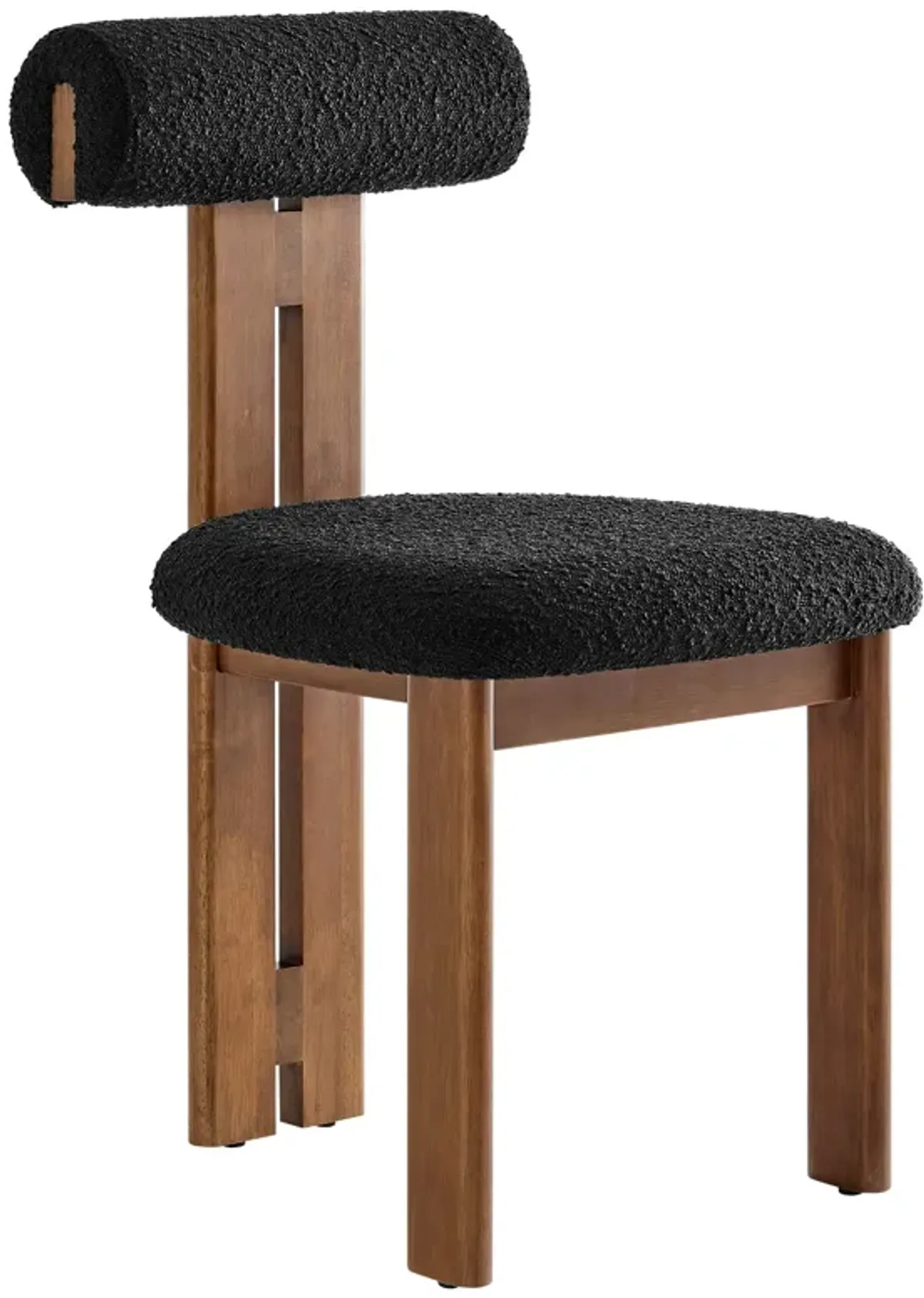 Torian Boucle Fabric Dining Chair Set of 2 by Modway