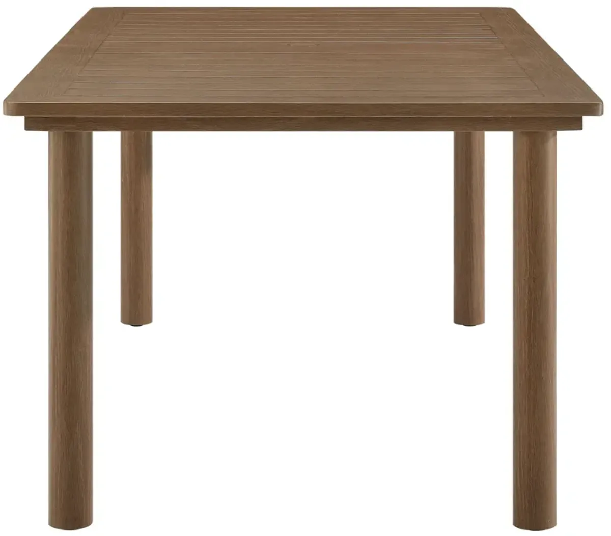 Parkland 76" Outdoor Patio Aluminum Dining Table by Modway