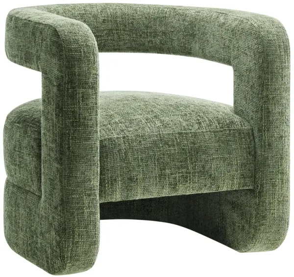 Jaylin Upholstered Chenille Accent Chair by Modway Basil