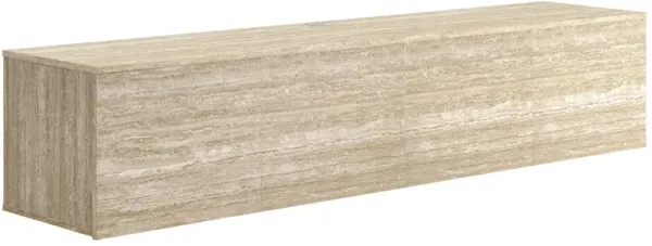 Terra 71" Wall-Mounted TV Stand by Modway Black