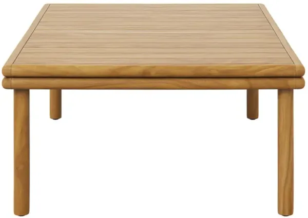 Wren Outdoor Patio Teak Wood Coffee Table by Modway Natural