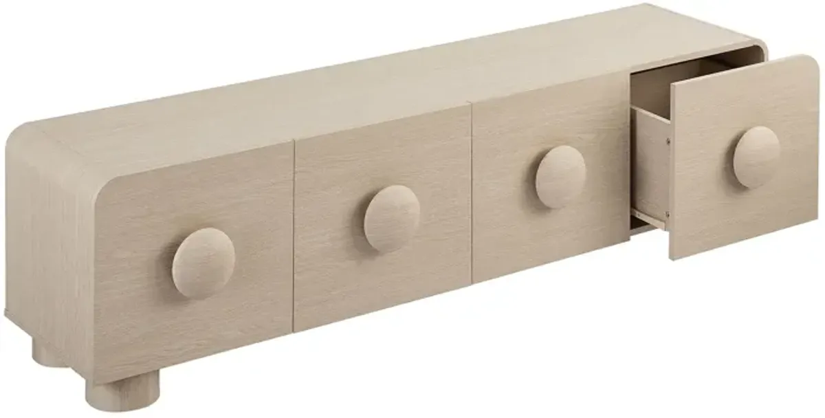 Sonnet 69" Low Profile TV Stand by Modway Ash