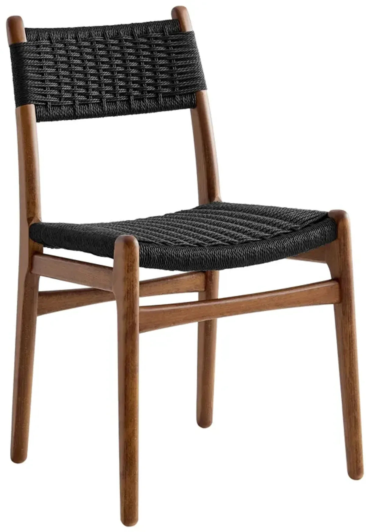 Wynn Rope and Wood Dining Side Chairs Set of 2 by Modway