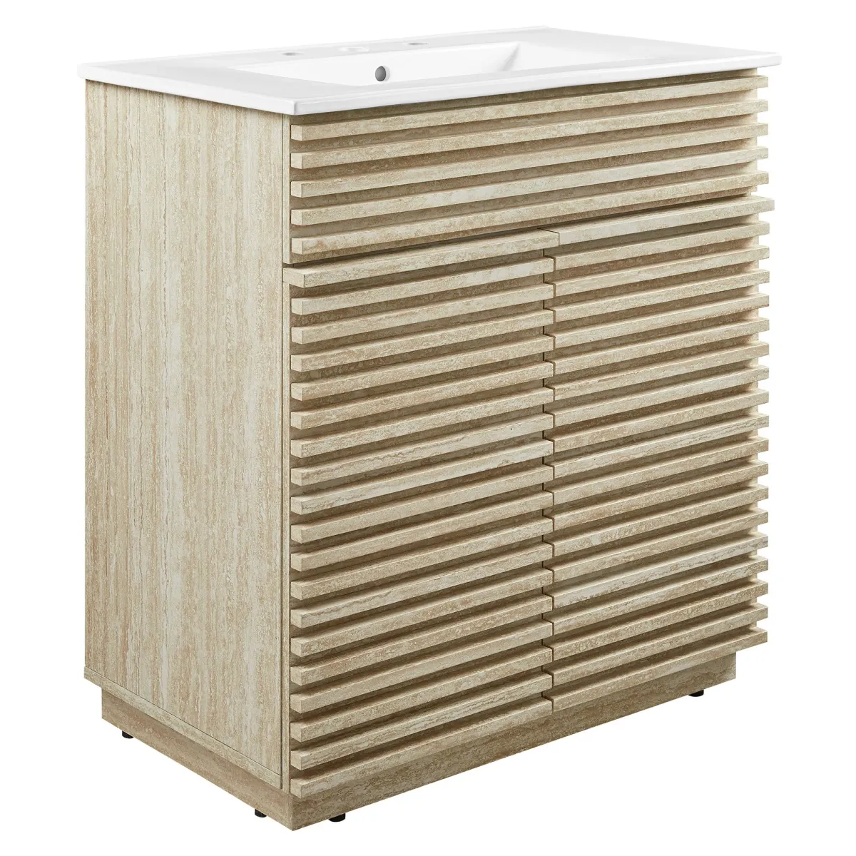 Render 30" and 36" Bathroom Vanities with White Basin Included by Modway 30" / White