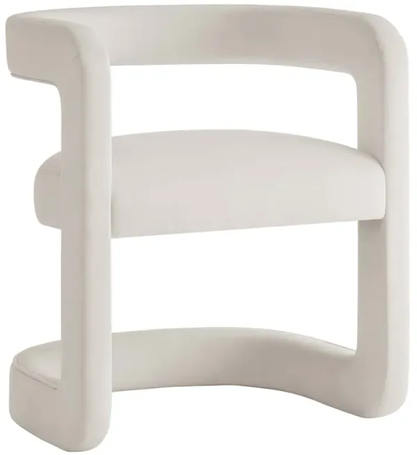 Winslow Barrel Performance Velvet Dining Chair  by Modway Alabaster