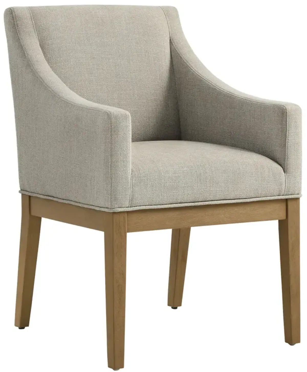 Alton Fabric Upholstered Dining Armchair by Modway Salt Black