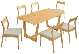 Natural Heathered Weave Beige color