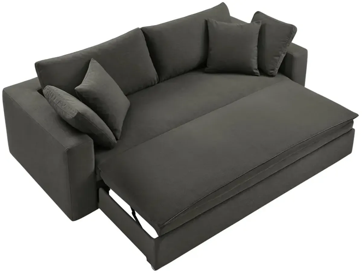Commix Down Filled Overstuffed Sleeper Sofa by Modway Gray