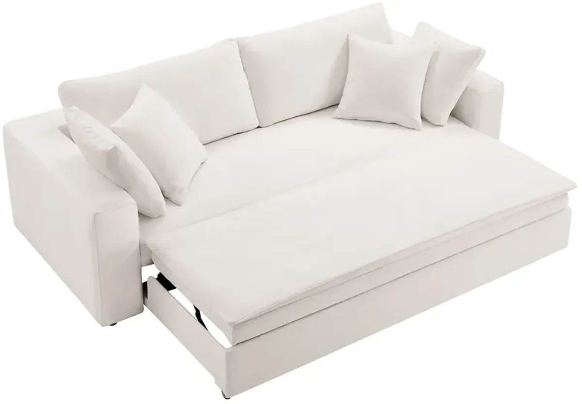 Commix Down Filled Overstuffed Sleeper Sofa by Modway Pure White