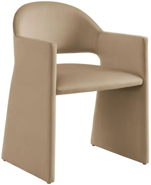 Talia Dining Armchair by Modway Taupe