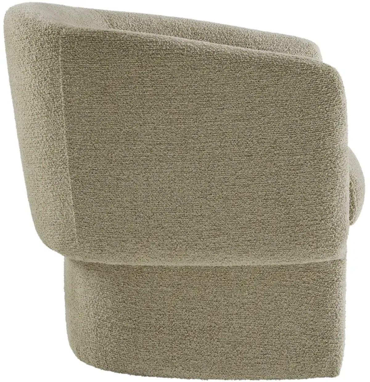 Muse Boucle Fabric Barrel Accent Chair by Modway