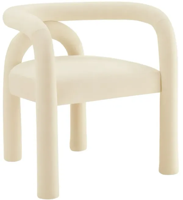 Astrid Performance Velvet Dining Chair by Modway Porcelain