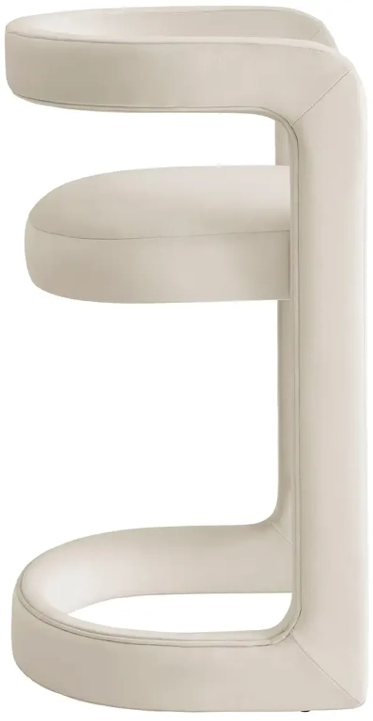 Winslow Performance Velvet Counter Stool by Modway Alabaster