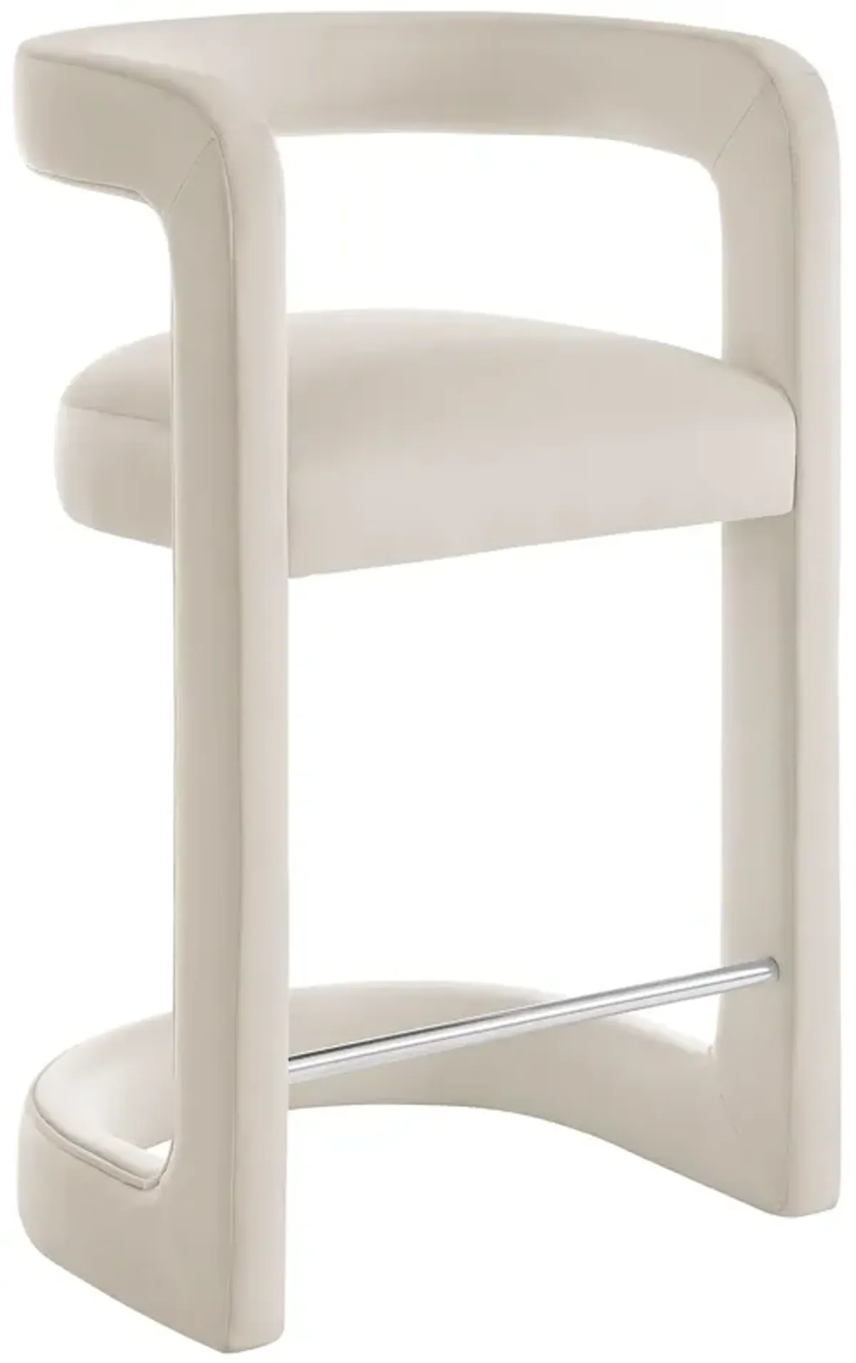 Winslow Performance Velvet Counter Stool by Modway Taupe