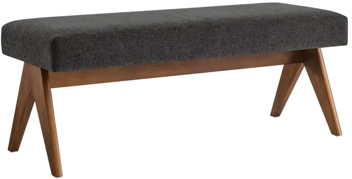 Lyra Upholstered Bench by Modway 63" / Ivory