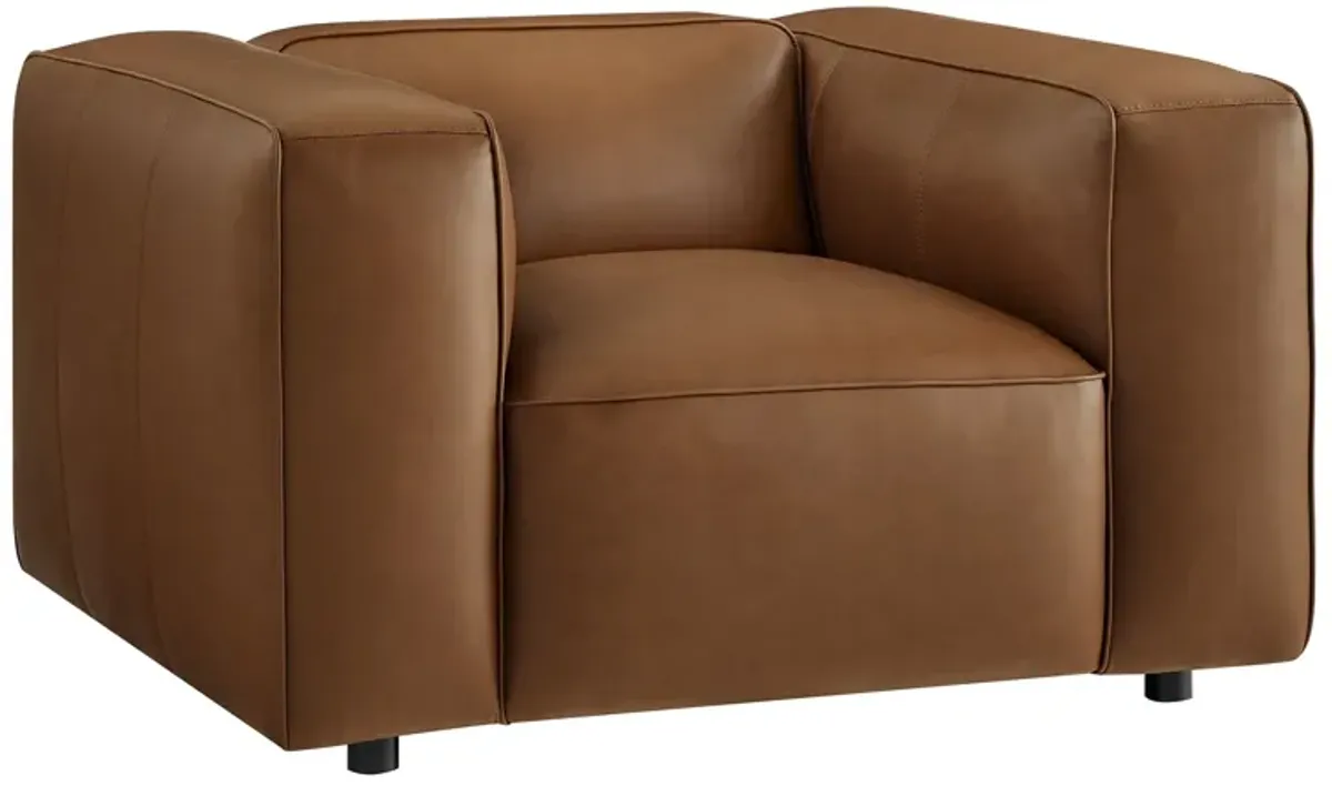 Auren Upholstered Vegan Leather Armchair by Modway Coffee
