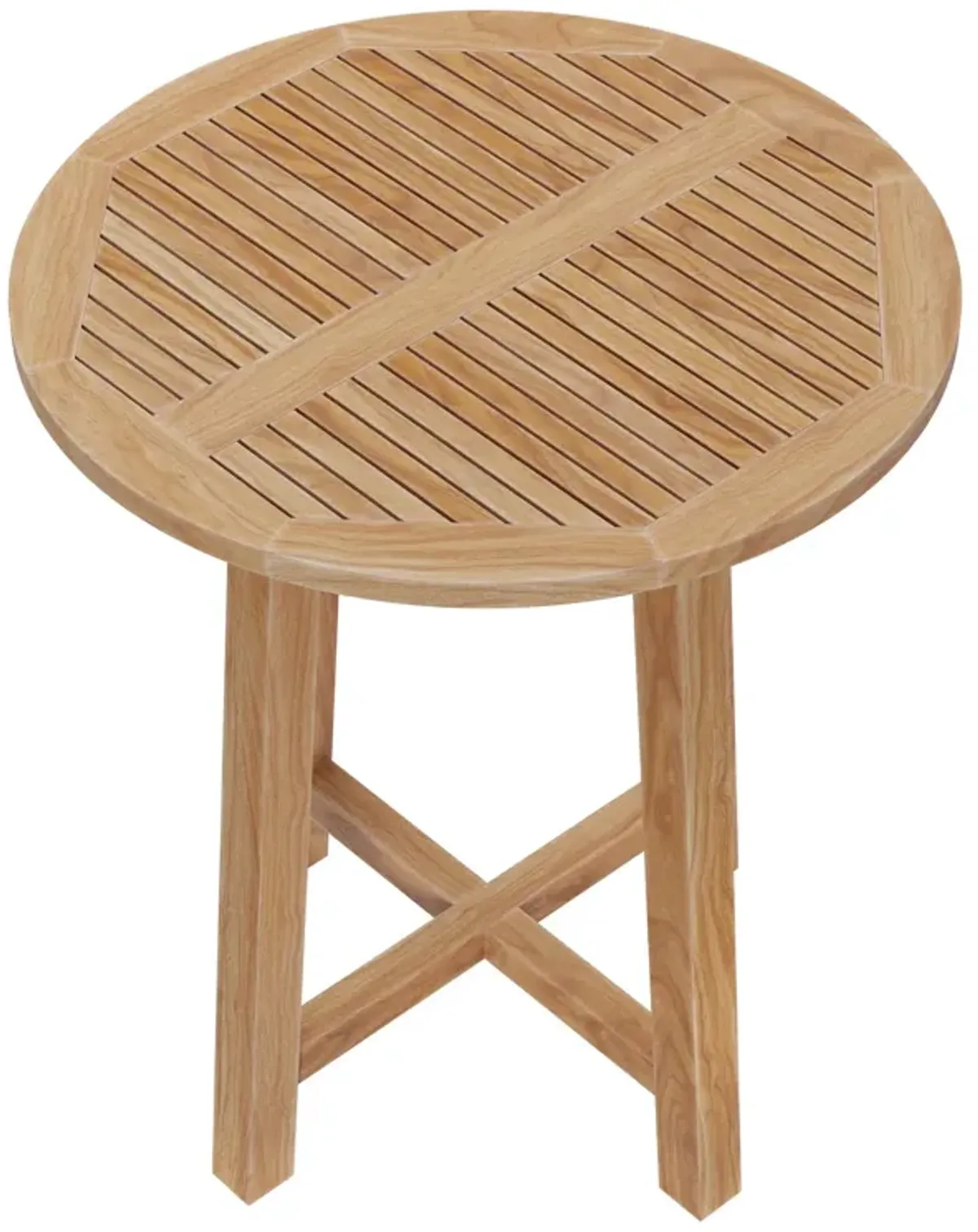 Wellspring 36" Outdoor Patio Teak Wood Bar Table by Modway