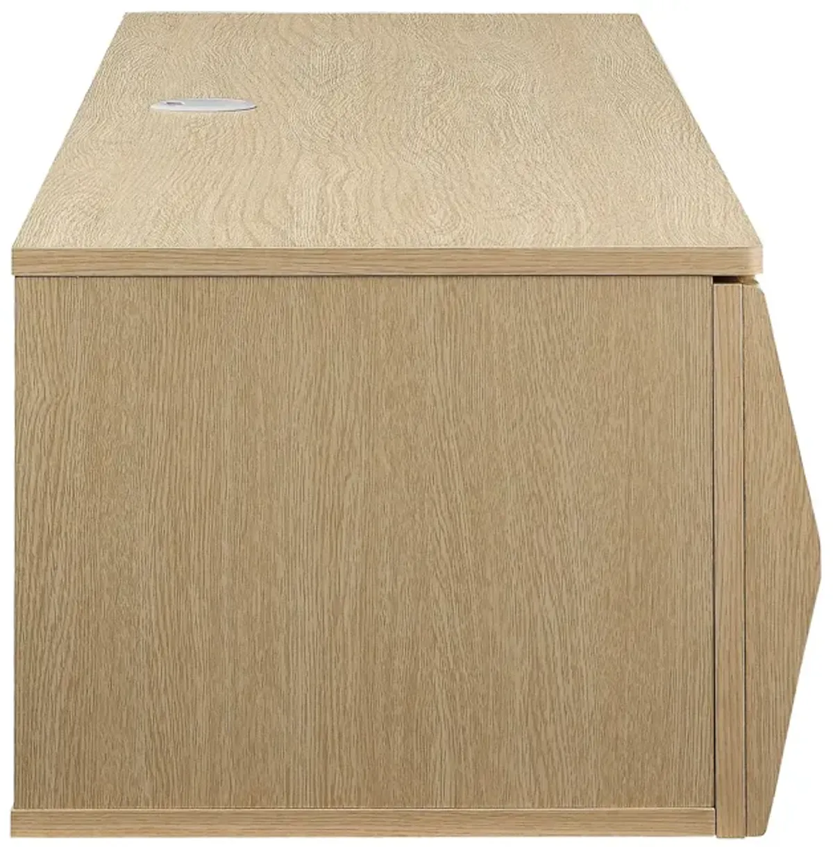 Vaughn 64" Wall Mount TV Stand by Modway Ash