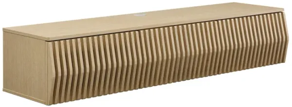 Vaughn 64" Wall Mount TV Stand by Modway Ash