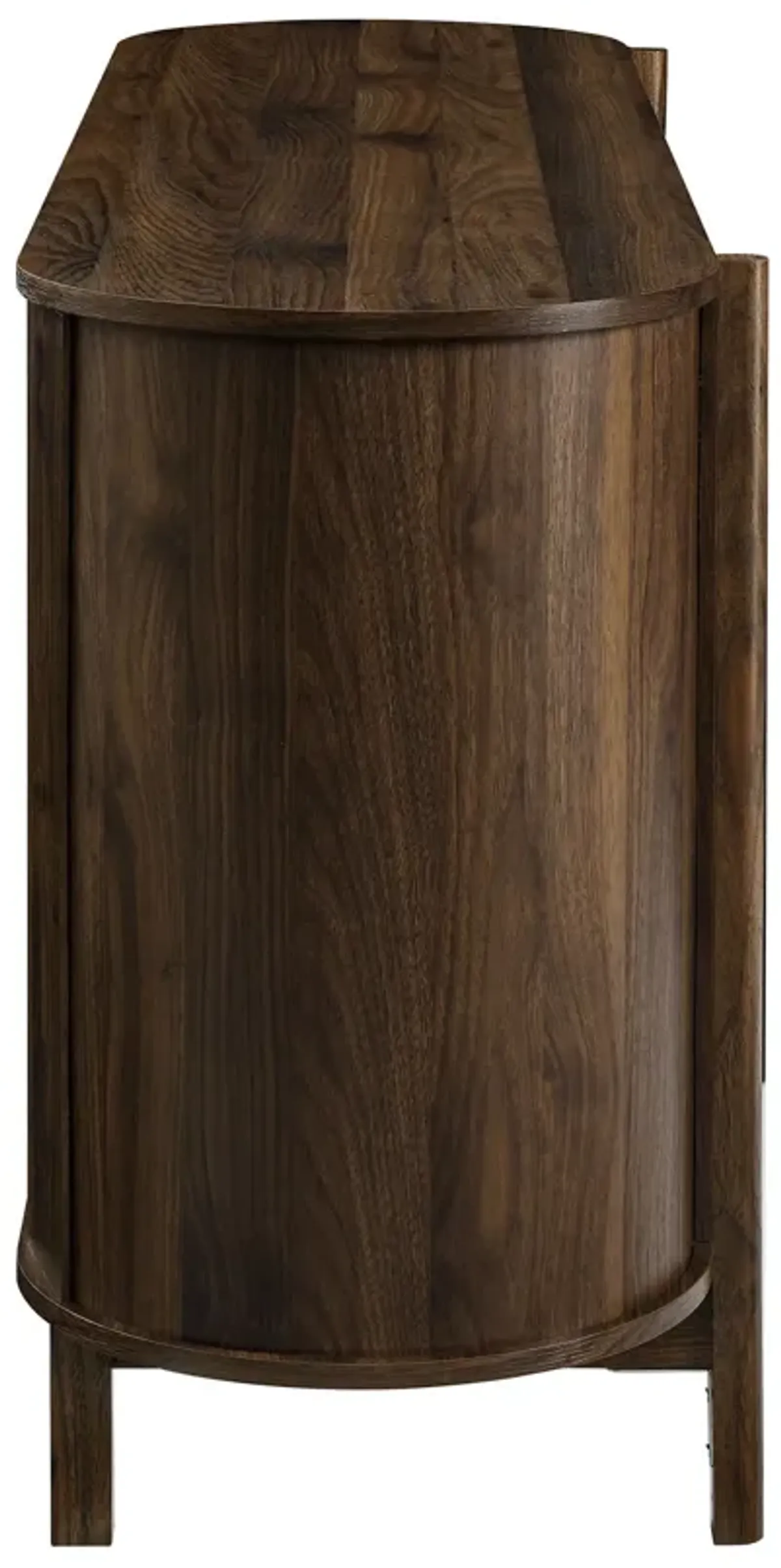 Reid 63" Curved Sideboard by Modway Walnut
