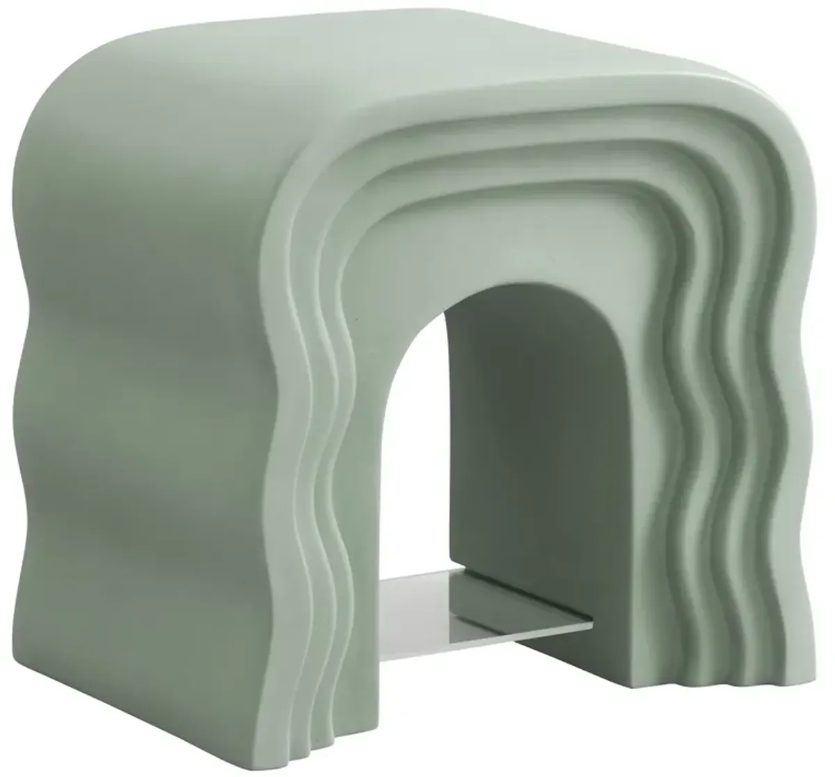 Jorin Squiggle Side Table by Modway Sage
