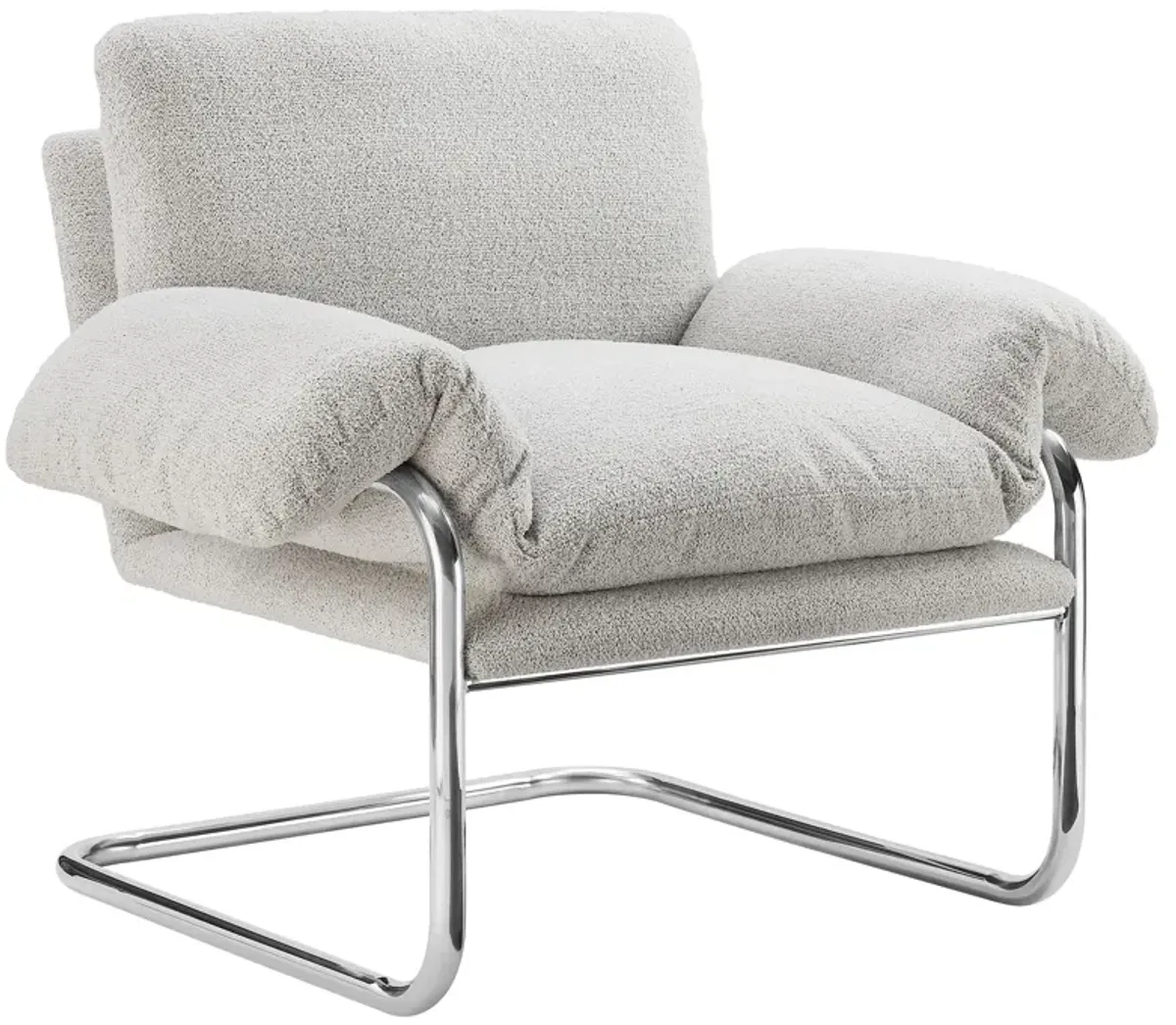 Ansel Accent Chair by Modway Newsprint