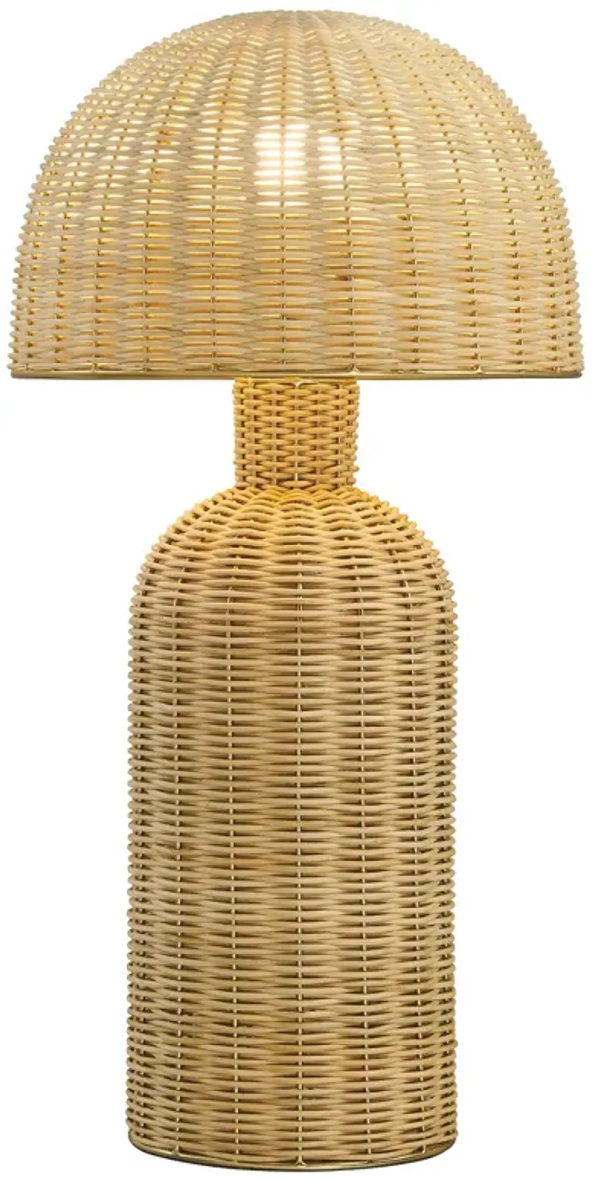 Briar Rattan Table Lamp by Modway Natural